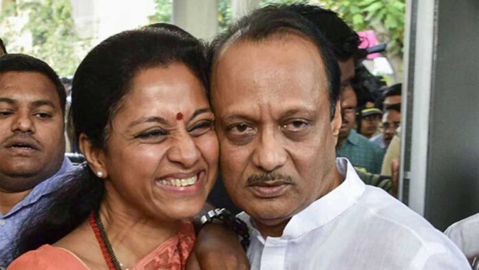 Supriya Sule and Ajit pawar